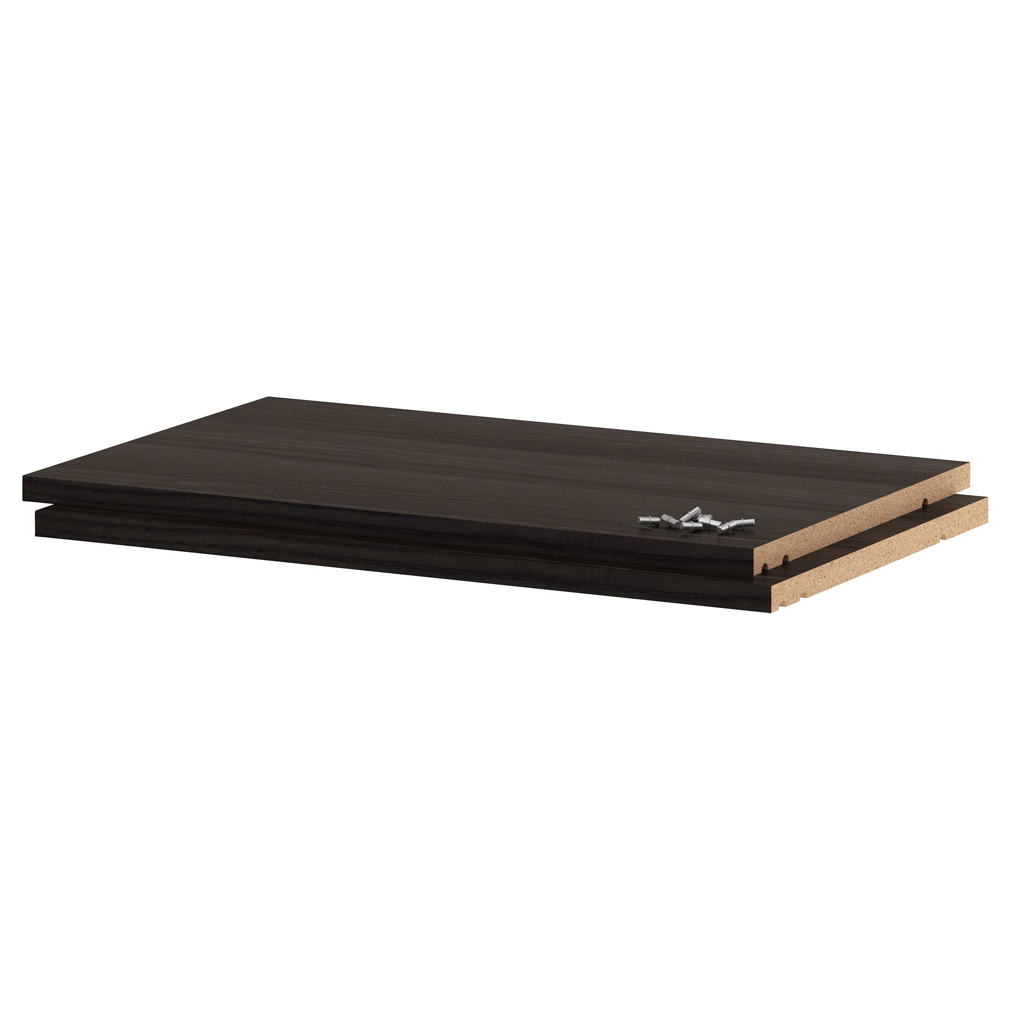 UTRUSTA étagère 60x37 cm effet bois noir pour sublimer votre cuisine