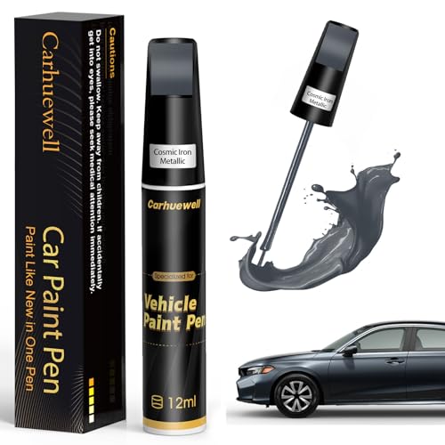 Image of Gray Touch Up Paint for Cars, Auto Car Paint Touch Up Paint Pen for Deep Scratches, Car Scratch Repair Pen, Quick and Easy Solution to Repair Minor Automotive Scratches (Cosmic Iron Metallic)