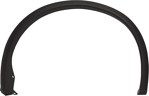 Evan Fischer Moldura de guardabarros compatible con Nissan Murano 2015-2021 con textura negra trasera, lado del conductor NI1790101