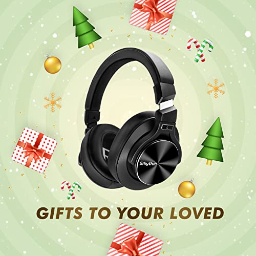 Srhythm-NC-75-Pro-Casque-Audio-sans-Fil-Bluetooth-V50-a-Reduction-de-Bruit-Active-Jusqua-40H-Casque-Supra-Aural-CVC80-MicrophoneCharge-Rapide-Oreillette-Haute-Fidelite