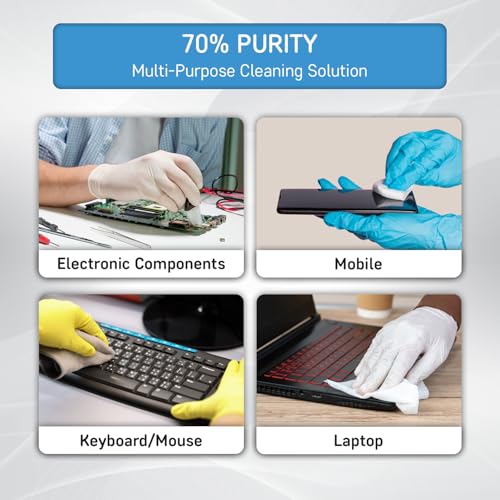 Image of QUARANT 70% Isopropyl Alcohol (IPA) for Cleaning & Disinfecting, 500 ml Bottle with Trigger Spray Attachment