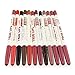 Lookatool 12pcs/Set Waterproof Lip Liner Pencil Long Lasting Lipliner Makeup Tools