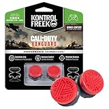 KontrolFreek Call of Duty: Vanguard Performance Thumbsticks for Xbox One and Xbox Series X | 2 High-Rise, Hybrid| Red/Black