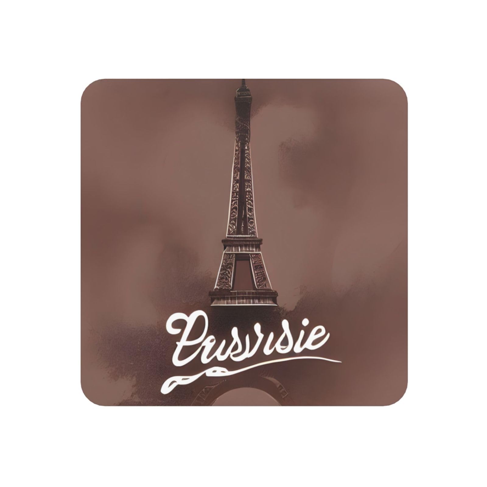 Parisian Coffee Eiffel Tower Print Refrigerator Magnet,Magnets For Refrigerator Decoration, Kitchen, Office, Wall