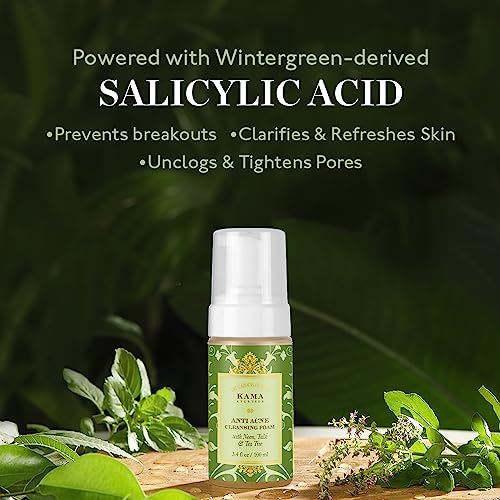 Kama Ayurveda Anti Acne Cleansing Foam - Image 4