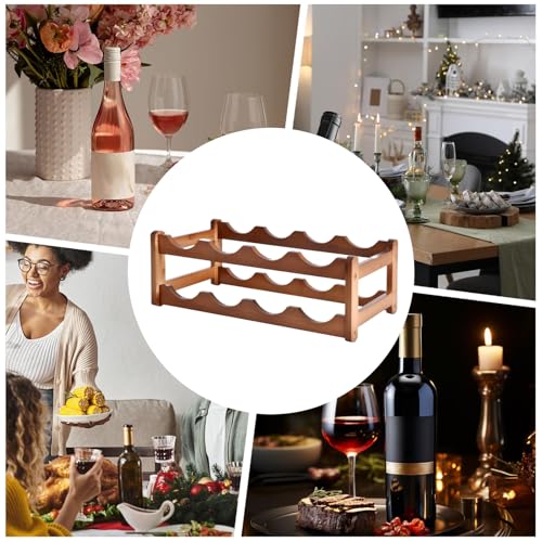 Étagère à vin en bois idée cadeau idéale pour mariage et fêtes - 5