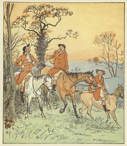 Art Mural Classique les trois chasseurs joviaux en toile haut de gamme 60x90cm