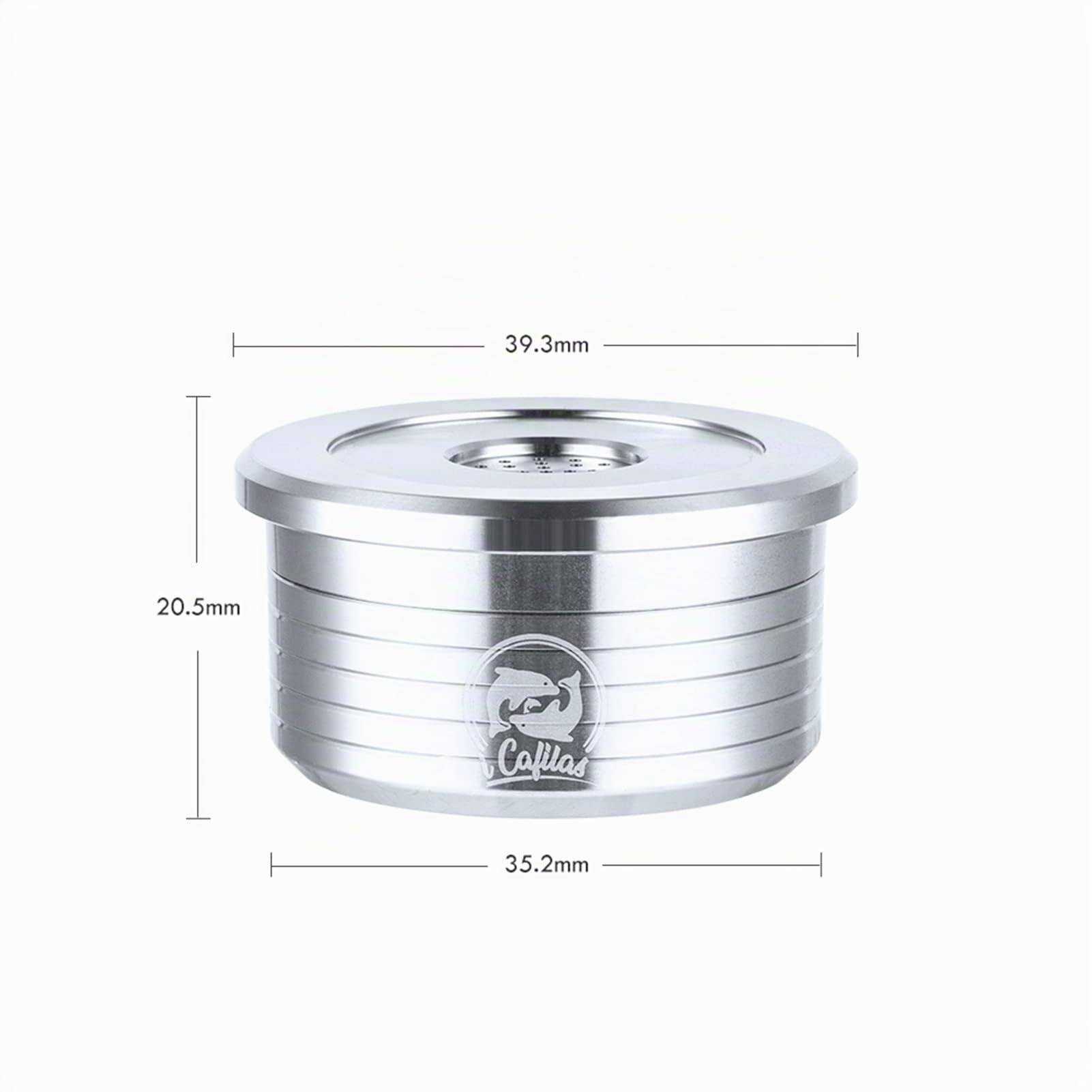 Cápsulas de café Reutilizables de Acero Inoxidable Filtro de Taza de cápsula de café Reutilizable Compatible con Delta Q