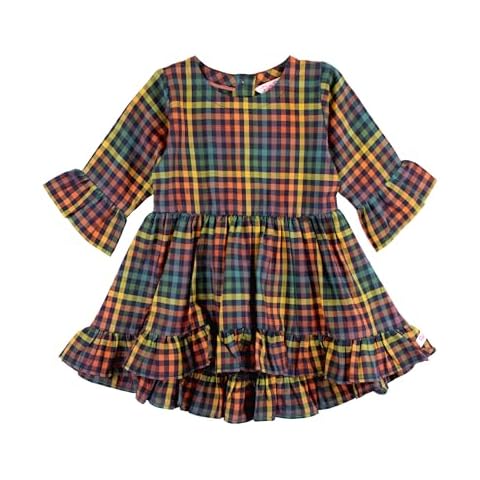 Harvest Rainbow Gingham High Low Tunic Cover