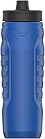 Under Armour Sideline Squeeze 32oz Sports Water Bottle - Quick Shot Lid, One-Hand Hydration, Royal Blue