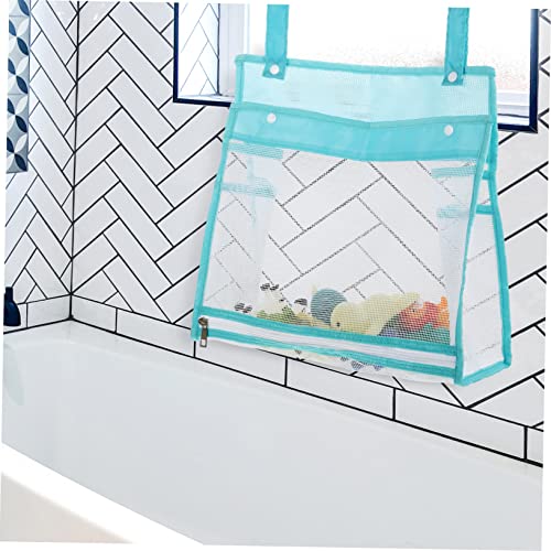 Toyvian Saco De Malha De Armazenamento De Brinquedos Pendurado Na Parede Saco De Brinquedos Suporte