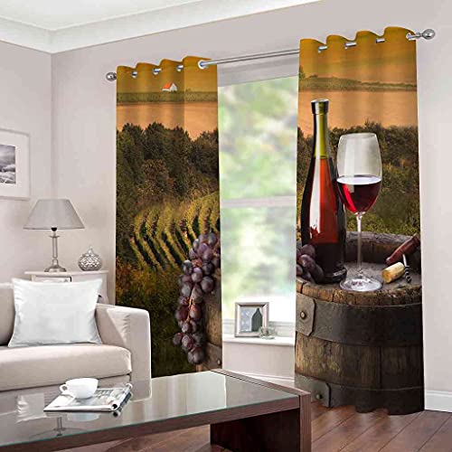 Rideau occultant isolant en polyester lot de 2 panneaux de 200x160 cm - 3