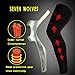 seven wolves Recovery Compression Leg Sleeves (1 Pair) - Sport Football Basketball Cycling Strech Leg Knee Long Sleeve