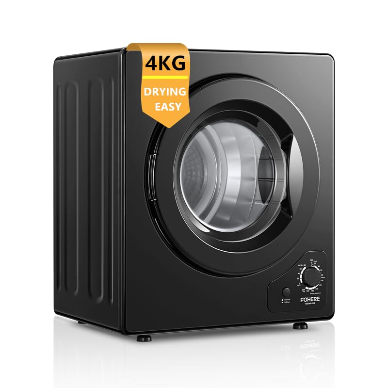 Buy 4KG Compact Vented Tumble Dryer, FOHERE Freestanding Table top