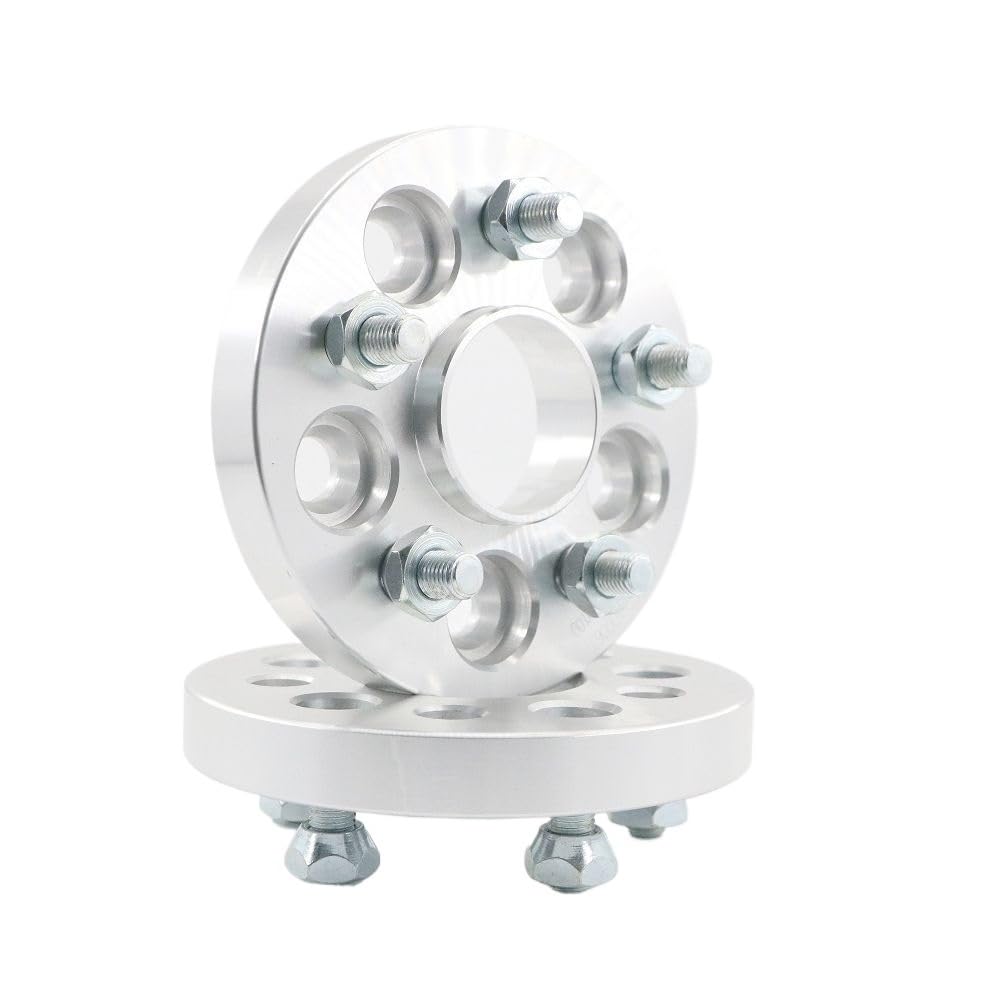 2 adaptateurs d'entretoises de roue PCD 5x100 à 5x112 CB 57,1 66,6 épaisseur 20 mm/25 mm goujons 12x1,5 accessoires jantes voiture Hubcentric Entretoises Roue
