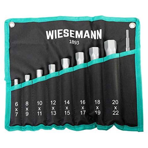 Juego de llaves tubulares 10 piezas con bolsa enrollable Cover