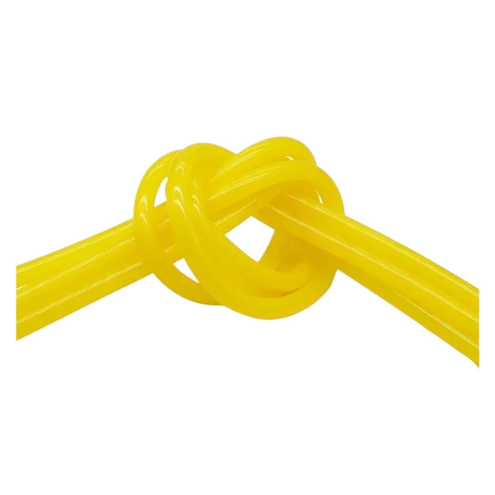 Yellow Silicone Tube Irrigation Aquarium Garden Hose