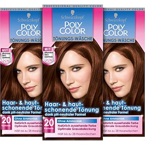 POLY COLOR Tönungs-Wäsche 20 Kastanie Stufe 2 Cover