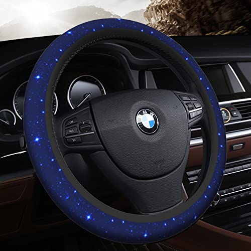 Steering Wheel Cover Universal 15 Inch Galaxy Blue Neoprene Auto Interior Decor Truck Protector For Women Girls Girly #TOP5