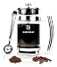 Premium 34 Oz. French Press Coffee Maker by Bar Brat ™ | Best Way To Drink & Make Coffee | Perfect For Coffees & Teas | 110 Cocktail Recipe Ebook Included