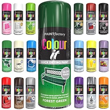 Classic Signature - 1 x All Purpose Forest Green Aerosol Spray Paint 400ml Quick Drying Spray, Fast Dry and Excellent Coverage for Metal, Wood, Plastic and More