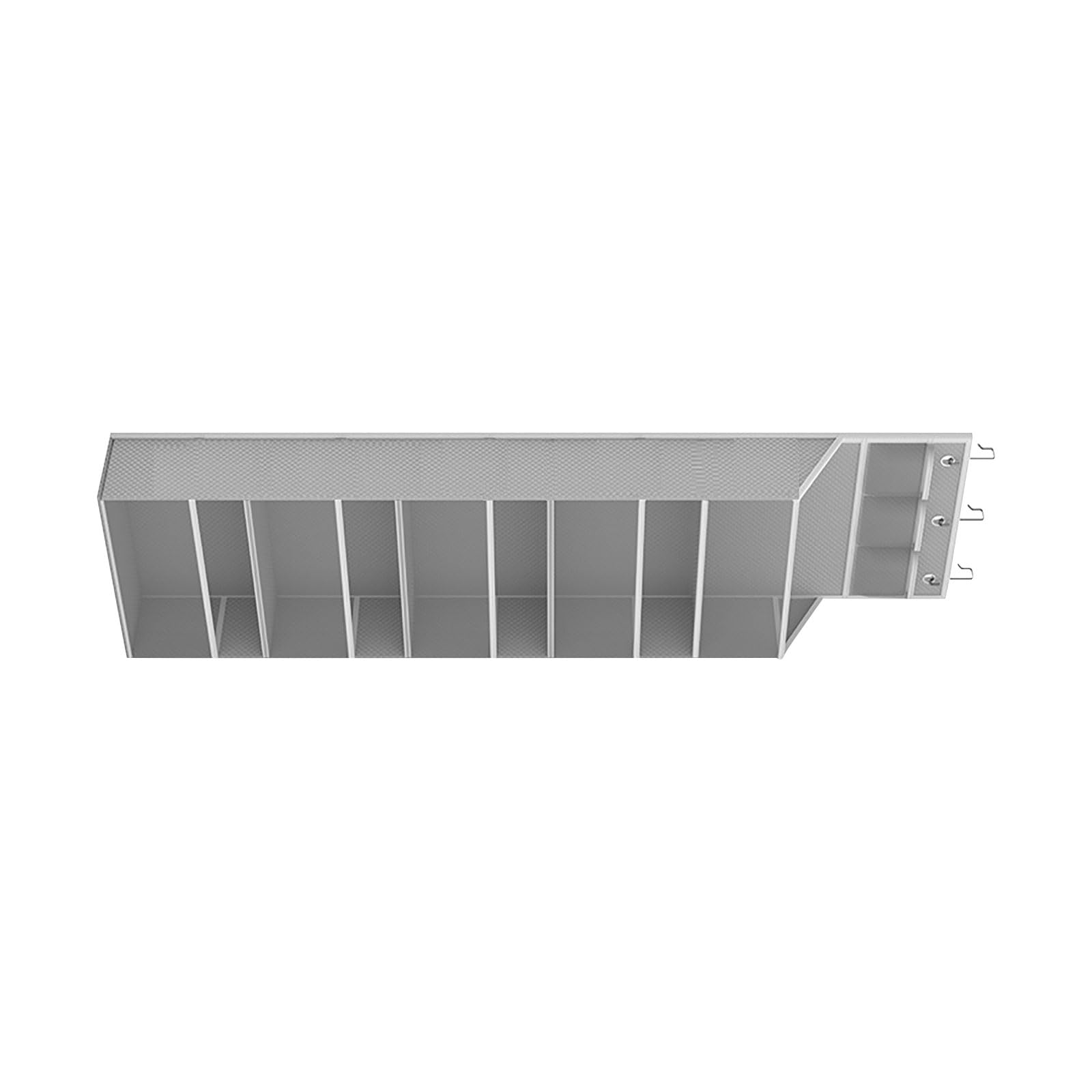 Kaeltsyn Modern Hexagon Hanging Organizers 5 Main Compartments and 3 Side Pockets for Space Utilization Multiple Notebook