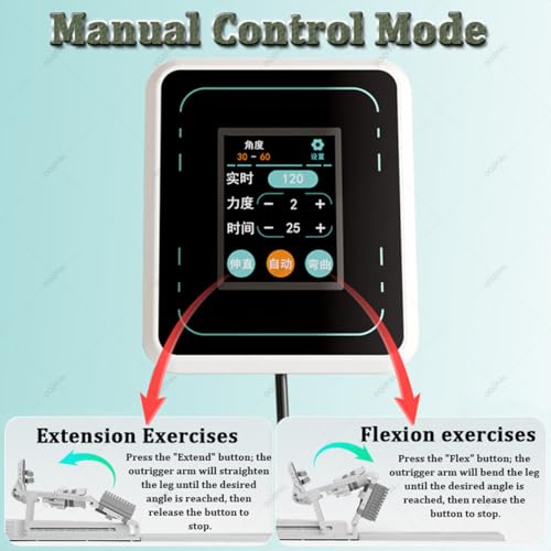 Dispositivo de rehabilitación para rodilla con movimiento 0°-140° miniatura 7