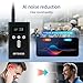 Retekess T130P (3nd Gen T130) Tour Guide System,Upgraded Noise Reduction,Wireless Tour Guide Headsets,Long Standby 36h Translation Device for Church,Factory (1 Transmitter 10 Receivers)