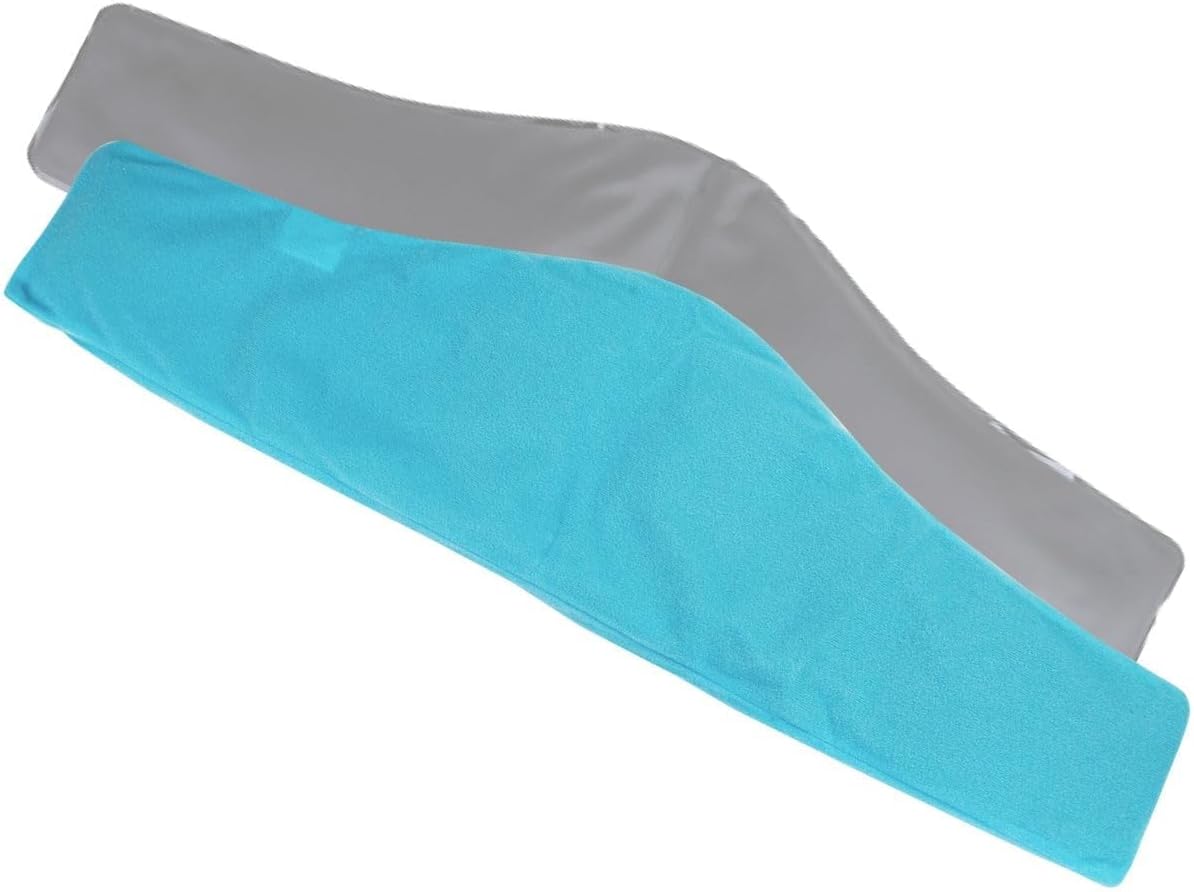 ICEWRAPS Clay Neck Ice Pack Wrap with Cover - 7"x28", Blue Long Reusable Cold Therapy Wrap | Relieves Chronic & Back Pain | Multipurpose Cold Pack