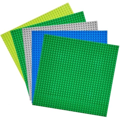 Teklemon Base para Lego Classic, 5 Piezas Bases Clásicas Cover