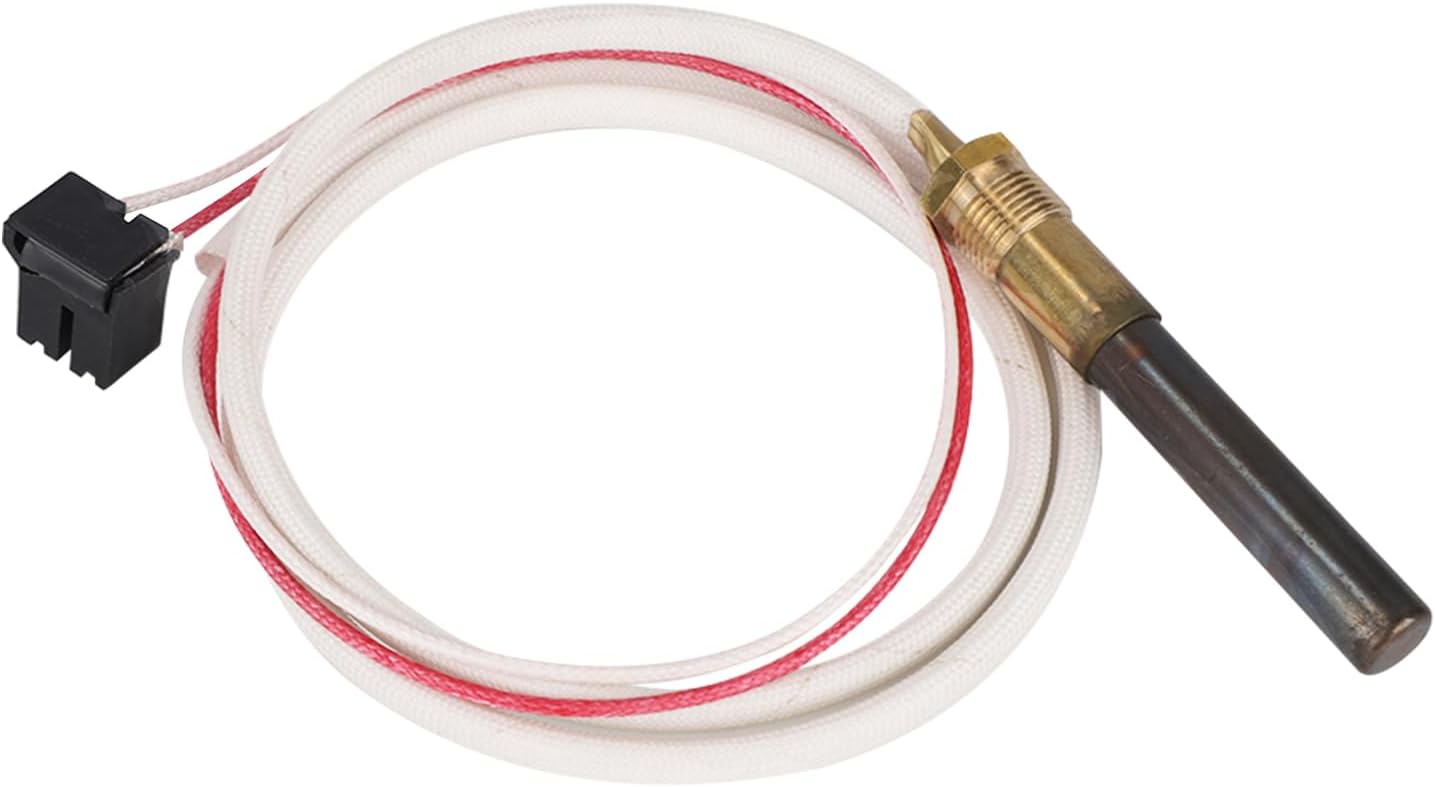 LP Thermopile Sensor Parts, LP Thermopile Sensor Component for Pilot Burner Kit SP20824 SP20754 SP21058 SP20800 SP21096 SP20739 Water Heater Parts for Rheem Ruud Richmond Over 750mV