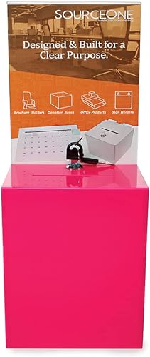 Miniatura 2 de Caja de donación alta premium para caridad con letrero Holde de 6.75 x 8.5