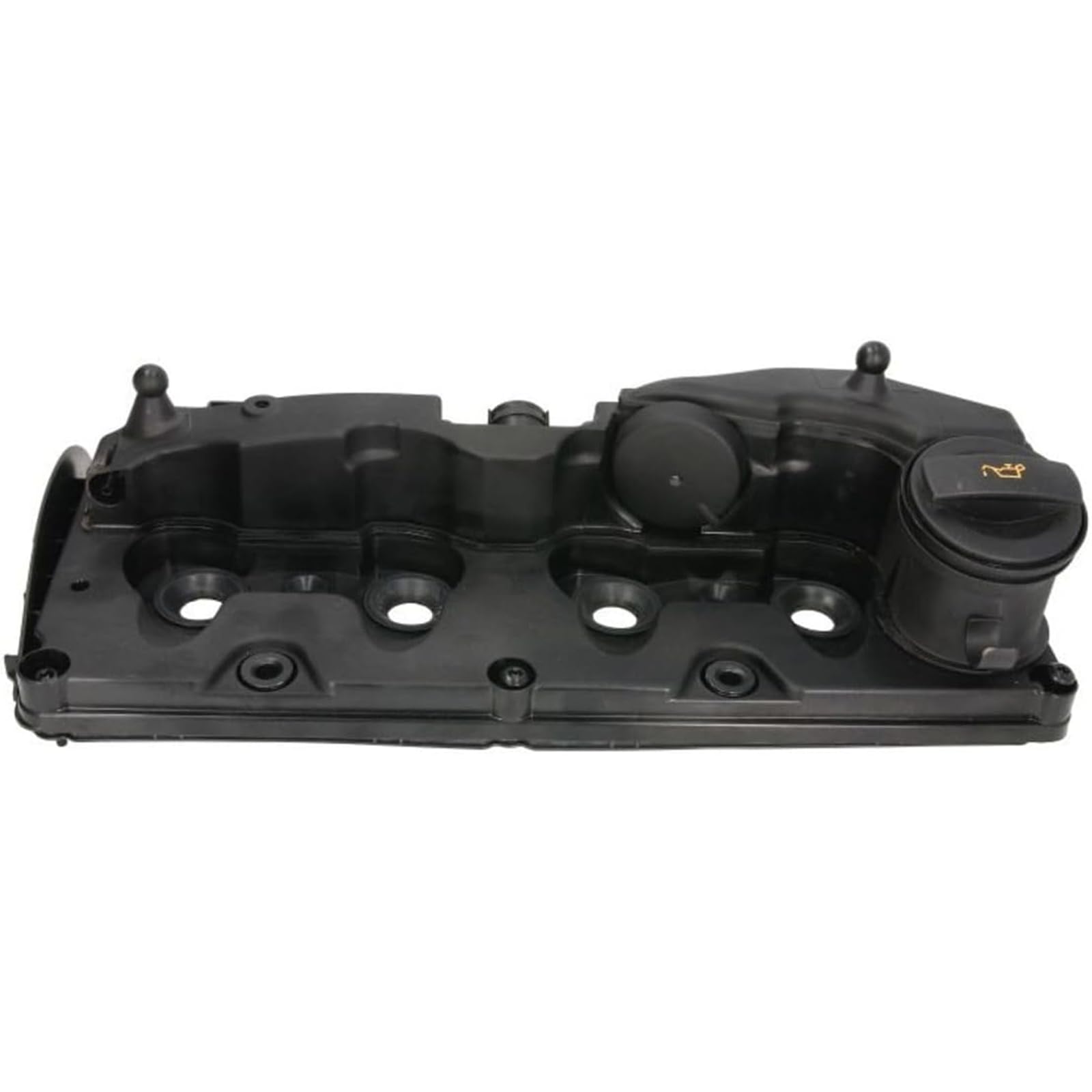 Hajus 1031029 Ventildeckel Zylinderkopfhaube + Öleinfülldeckel Ventildeckeldichtung für A3 Seat Skoda VW Golf Passat 1.6 2.0 TDI 03L103469R 03L103469C
