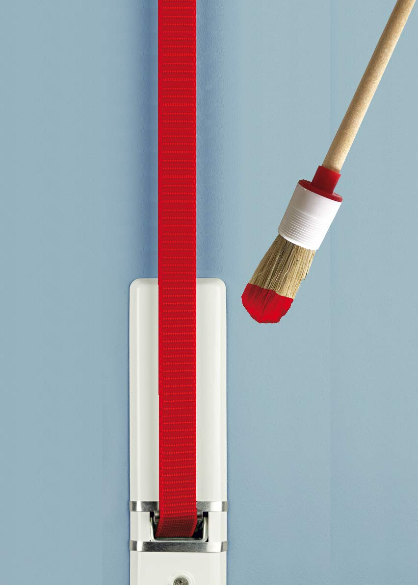 Cinghia per tapparelle, colore rosso.