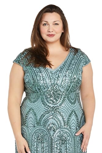 Image of Elegant Mini Cocktail Dress W /Sheer Rhinestone Balloon Sleeves