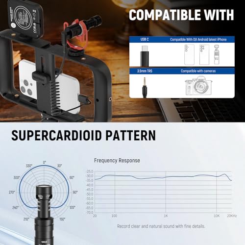 Image of NEEWER Basics Vlogging Kit with Phone Cage Rig Microphone LED Fill Light Tripod Compatible with iPhone, Youtuber Starter Content Creator Essential for YouTube TikTok Streaming Video Recording, PA055