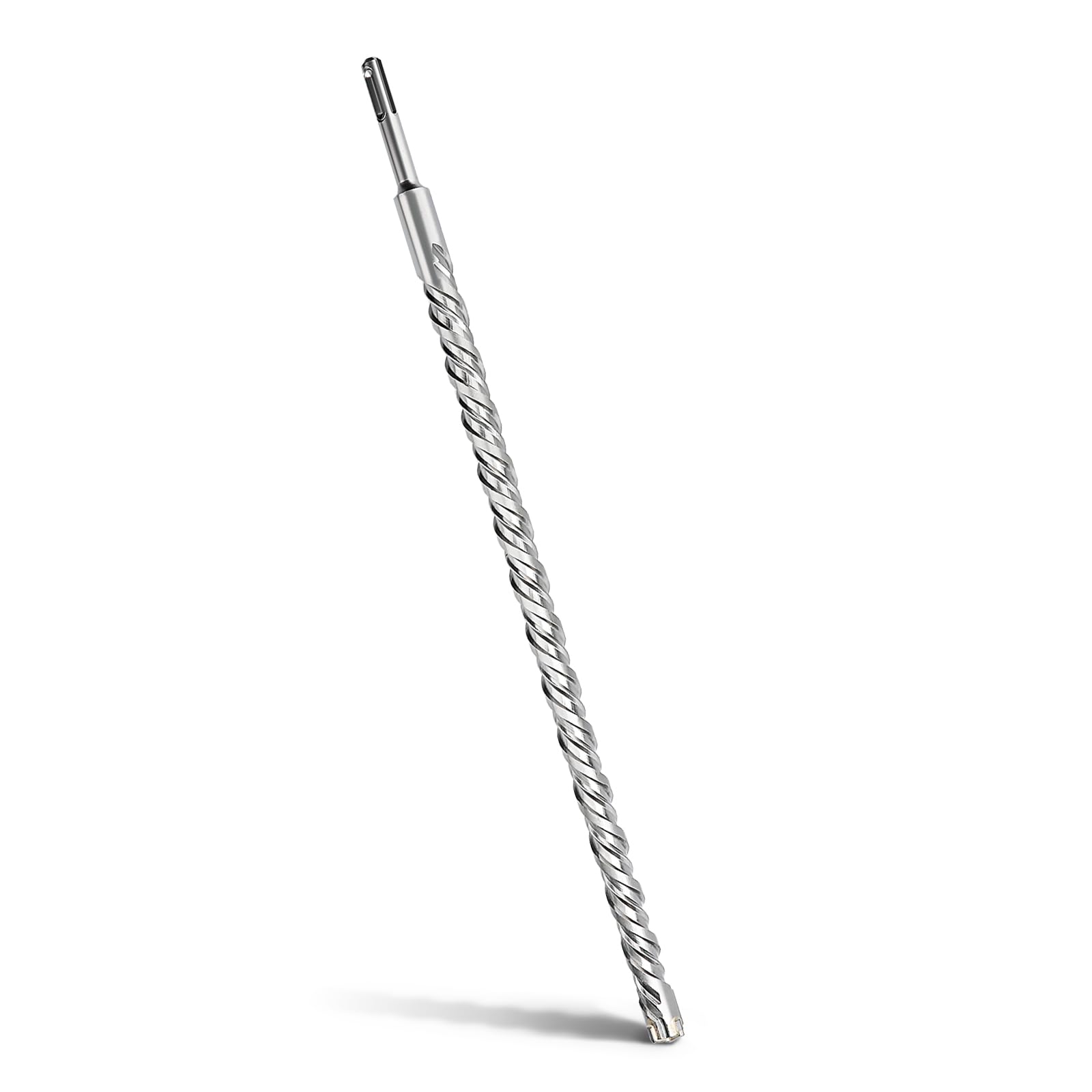 Concrete drill bit SDS Plus connection 25 x 460 mm with 4 carbide cuts and double helix for concrete, stone, natural stone