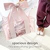 Case-Mate Pink Bow Beach Tote - Lightweight Beach Bag with Phone Pouch for Women - Waterproof, Tip-Proof, Foldable & Washable - Tote Bag for Beach, Pool, Travel and Vacation - Large #3