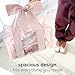 Case-Mate Pink Bow Jelly Tote - Lightweight Tote Bag with Phone Pouch for Women - Waterproof, Tip-Proof, Foldable & Washable - Handbag for Everyday Use, Travel, Pool & Vacation - Large
