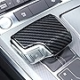GZStar New Carbon Fiber Style Gear Shift Knob Cover Trim for Audi A6 C8 Q7 S6 RS6 S7 RS7 Q8 (A6 (C8))