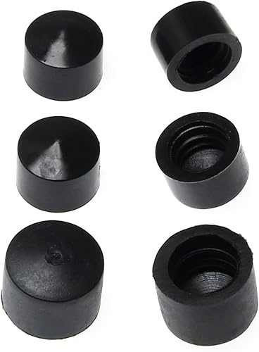 RLECS Pivot Cups 6 en 1 - Patineta Longboard de repuesto para camioneta, accesorios para patineta, camión, repuesto de goma (4 x M + 2 x L Size)