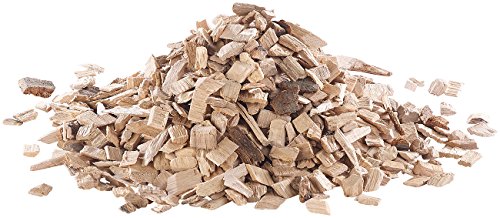 Carlo Milano Holzchips zum Räuchern: Räucher-Chips zum Aromatisieren von Grillgut, 100% Buchenholz, 1 kg (Räucherchips als Grillzubehör, Räucher-Pellet, Backofen)