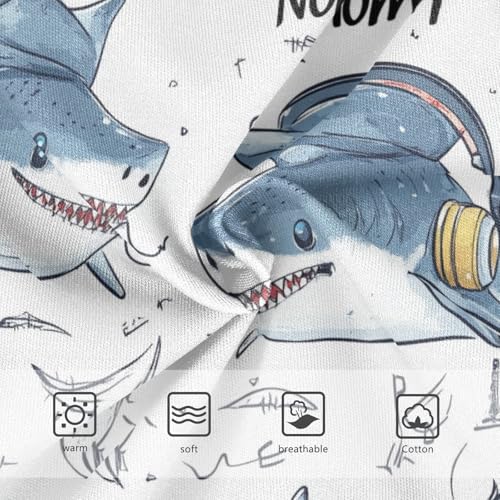 Wusikd Shark Girls' Underwear Cotton Girls Briefs Soft Toddler Underwear 2T3