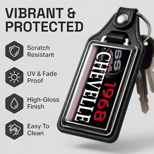 Image of Brotherhood Car Key Chain for Chevelle - Classic Models Keychain for Men and Women Gift Key Ring