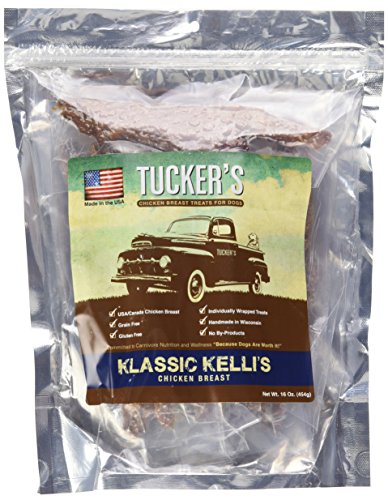 Tucker's Klassic Kelli’s Chicken Breast All Natural Healthy Dog Treats Made in the USA, Individually Wrapped & Grain-Free (16 Ounce)