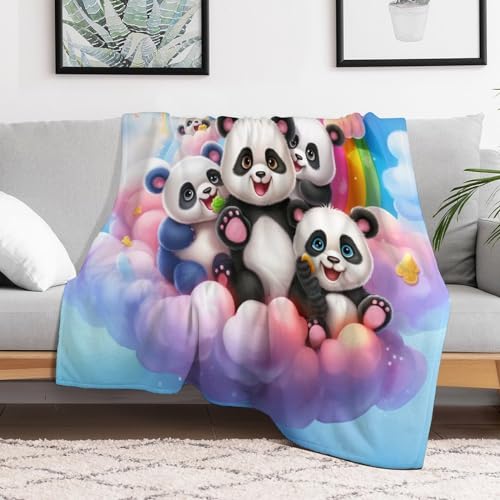 Couverture Panda douce en flannel, le cadeau idéal toutes saisons - 3