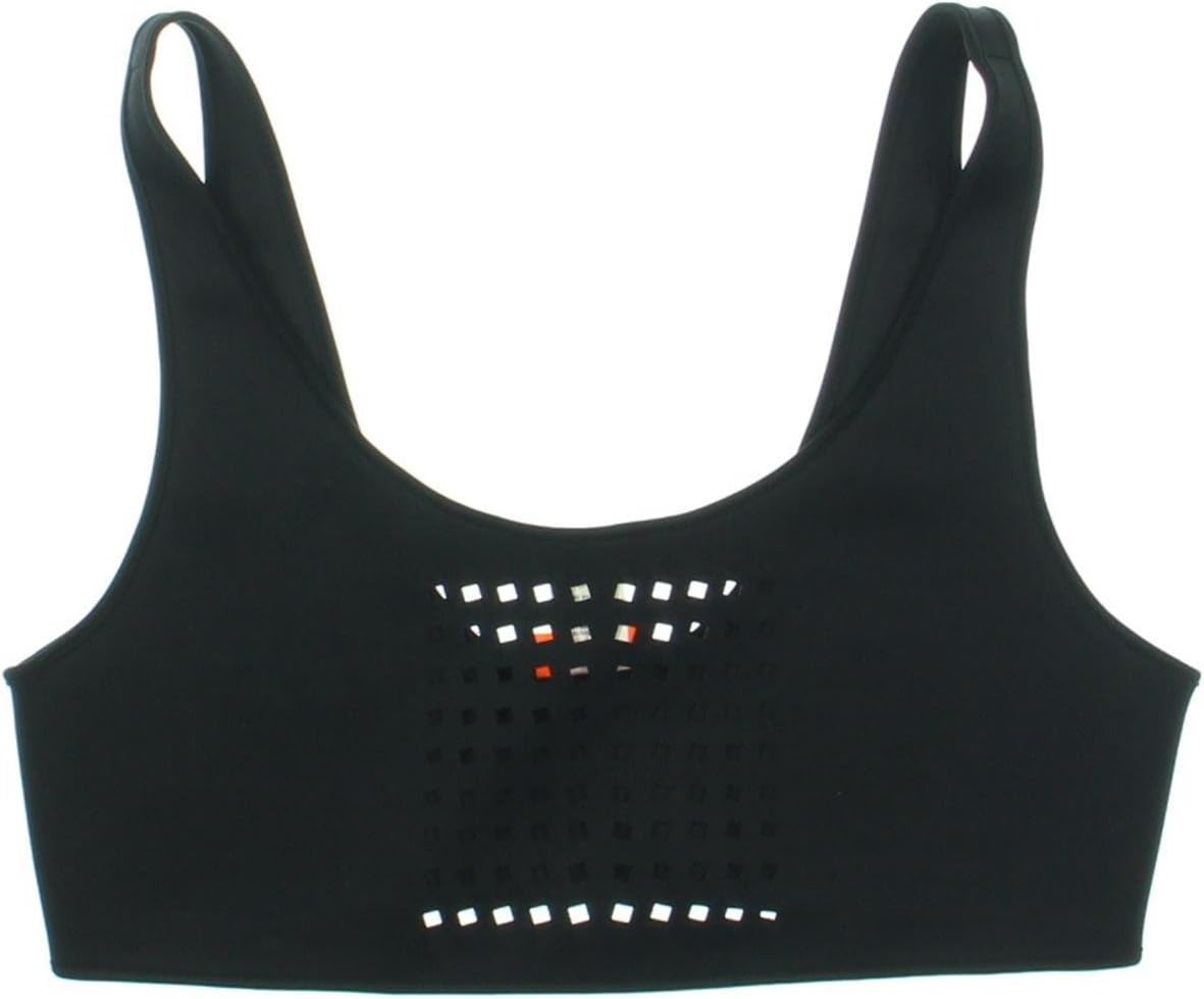 Clover Canyon Womens Neoprene Cut-Out Swim Top Separates Black S