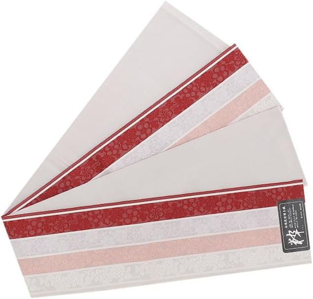 Kisste] 博多織 半幅帯 普段用 博多帯 小袋帯 正絹 青 灰 紫 赤 茶