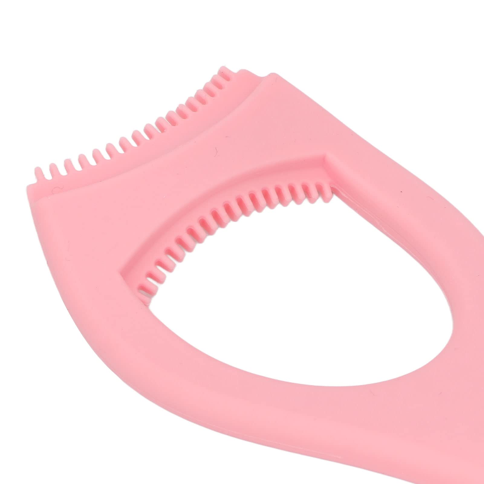 BROLEO Plantilla de delineador de ojos de silicona, reutilizable, para principiantes, color rosa