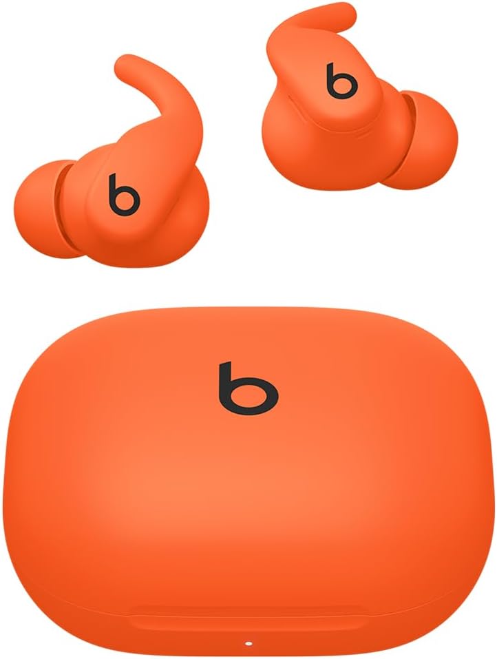Powerbeats Fit - Wireless Noise Cancelling Workout Earbuds with Secure-Fit Wingtips, Up to 30-Hour Battery Life, Sweat & Water Resistant, Apple & Android Compatible - Spark Orange
